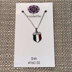 Handmade by Violette Grace Euro Travel Charm Necklace Italia #760
